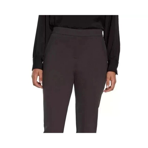 Banana Republic Women's 8 Straight Leg Ponte Pants Flat Front Slacks Brown - Picture 6 of 6